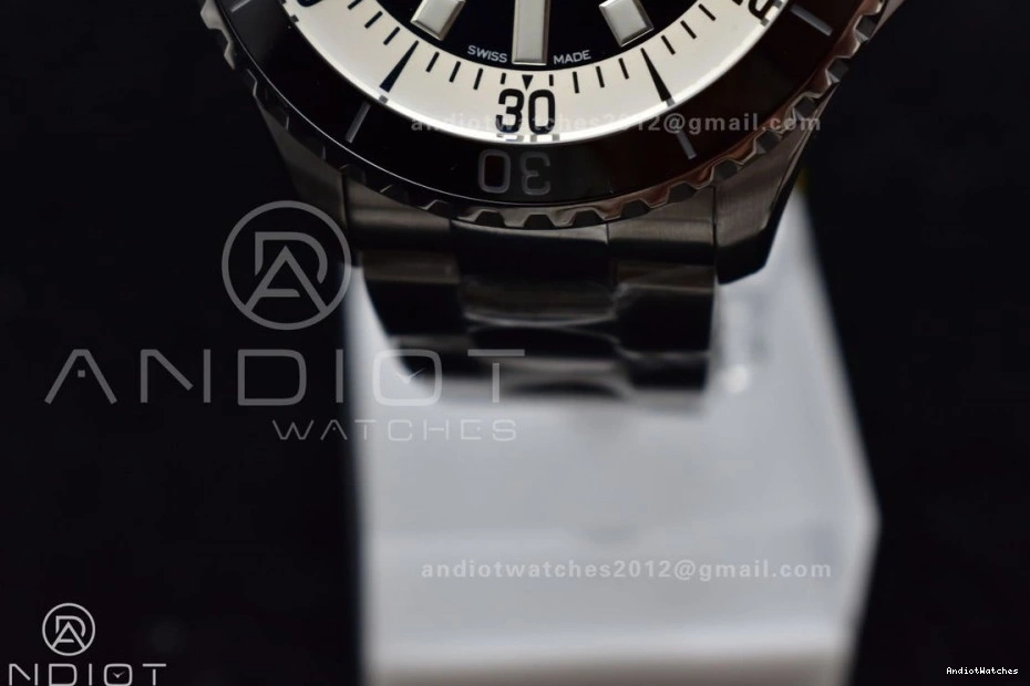 Dial on Automatic Best 1:1 Bracelet 475 SS A Edition TF Black White SuperOcean 44 Chic 1231